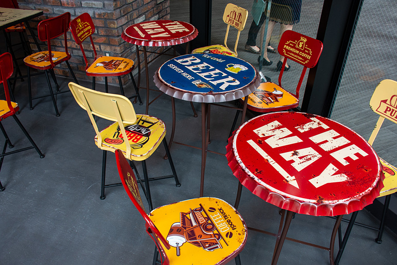 ニューヨークをイメージしたという内装