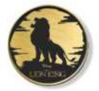 スタンプラリー達成賞「ライオン・キング」ピンバッジ