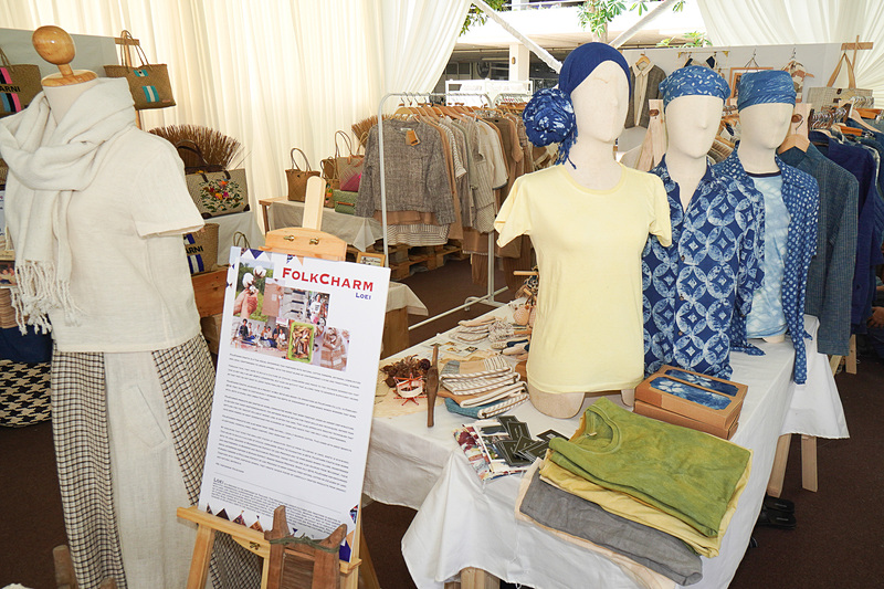 タイ東北部ルーイ県の「Folk Charm」のコーナー