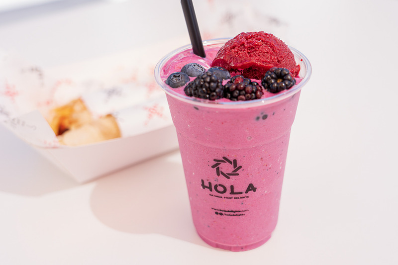 ハワイ風のドリンク