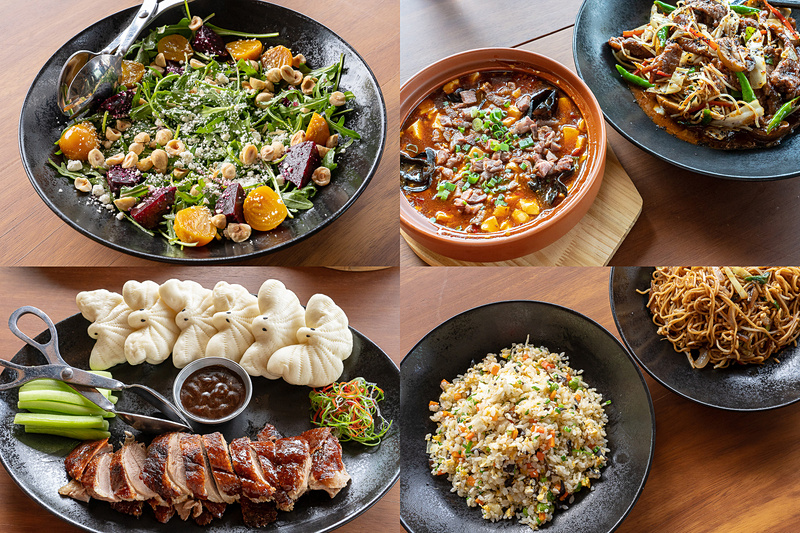 伝統的な中華料理のなかにも、はやりの食のエッセンスを加えているという「Bado Chinese」のメニュー