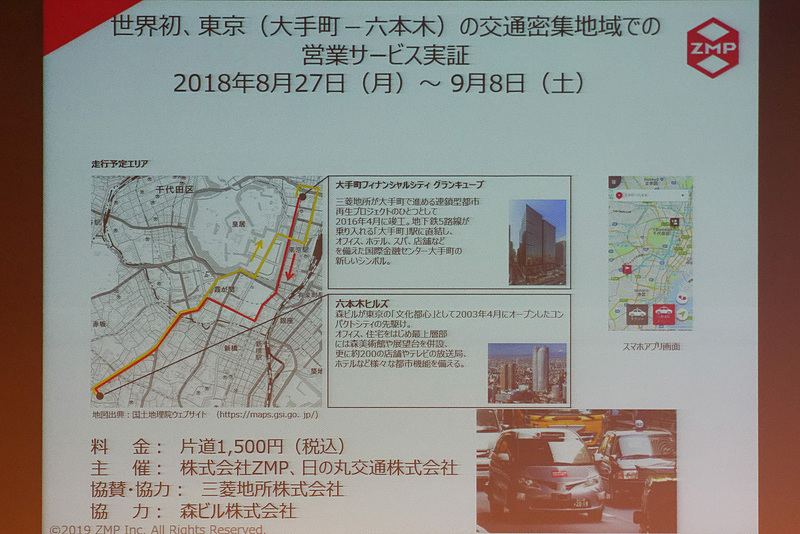 2018年の実証実験の概要