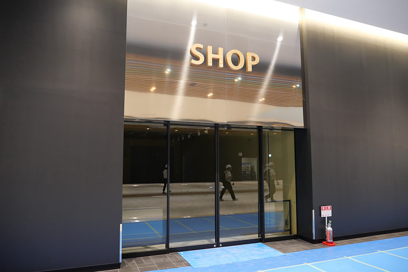 グッズ販売などを行なうショップエリア