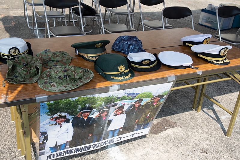 制帽も用意されている