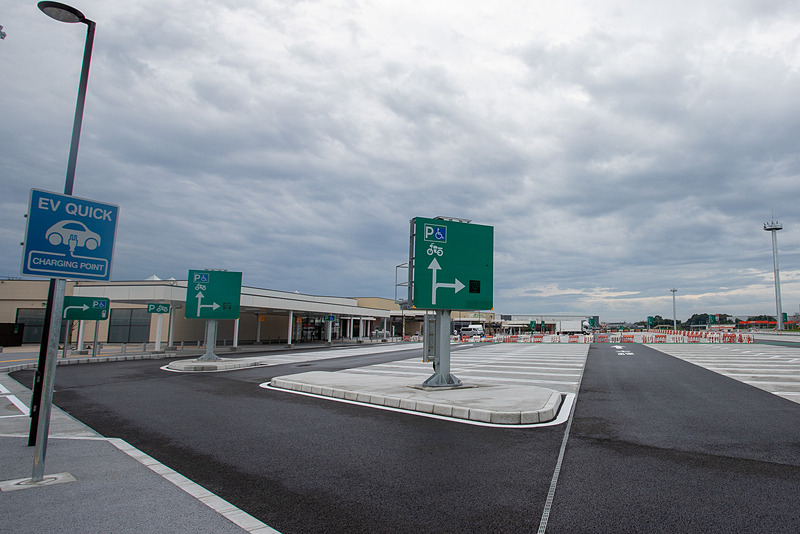 駐車状況を表示する掲示板