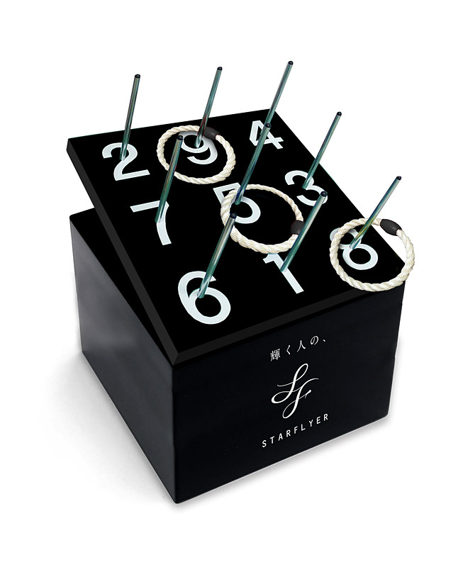 株式会社スターフライヤー 代表取締役 社長執行役員 松石禎己氏と輪投げ対決