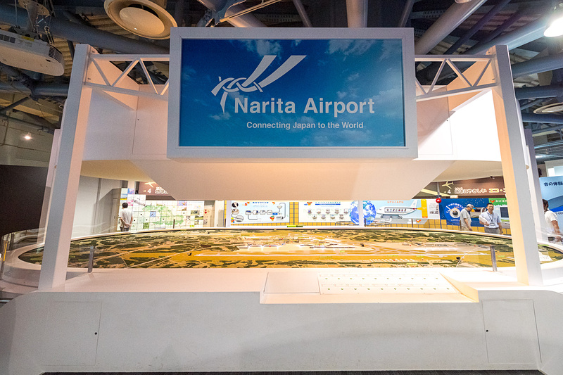 成田空港のジオラマやエコ・エアポートコーナー、音の体験ルームなど、従来から展開しているコンテンツ