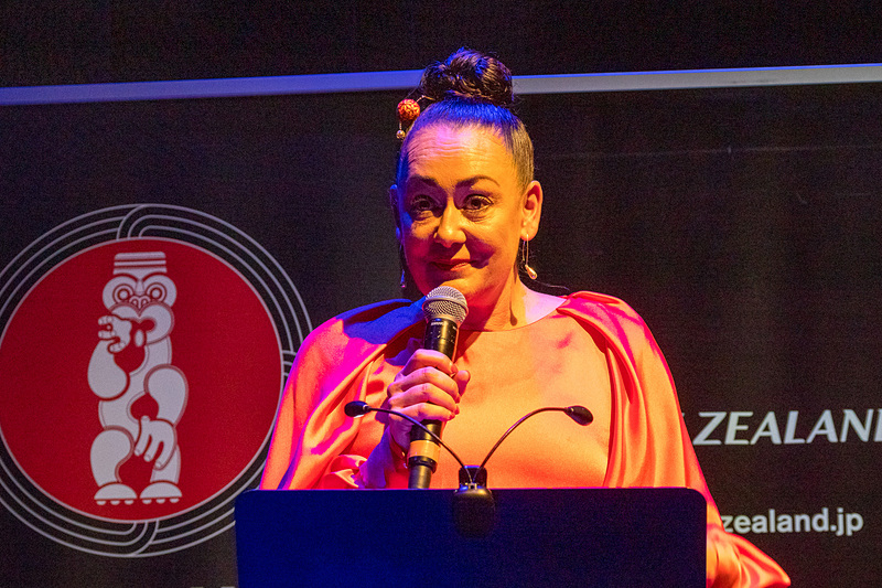 TUKU IHO 受け継がれるレガシーの概要を説明したテ・プイア セールス・マーケティング担当ジェネラル・マネージャー キリ・アトキンソン＝クリーン氏