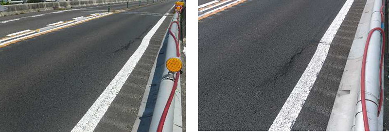 路面の損傷状況