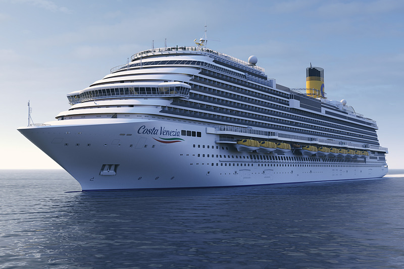 東京国際クルーズターミナルでホテルシップとしての利用が計画されているコスタクルーズ保有の客船「コスタ・ベネチア」（C）コスタクルーズ
