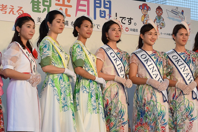 ミス沖縄をはじめ、各地のキャンペーンレディが大集合