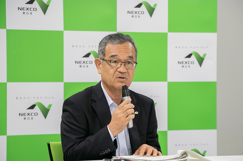 東日本高速道路株式会社 取締役兼常務執行役員 サービスエリア事業本部長 萩原隆一氏