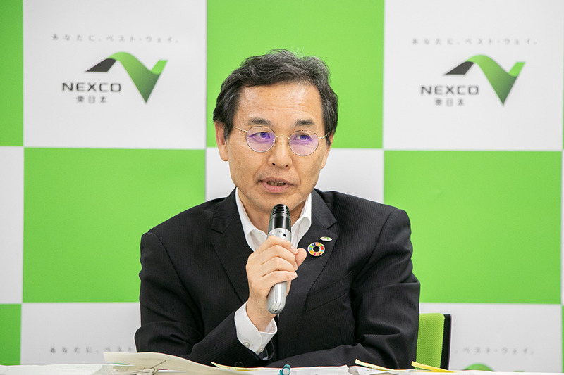 東日本高速道路株式会社 取締役兼常務執行役員 管理事業本部長 髙橋知道氏