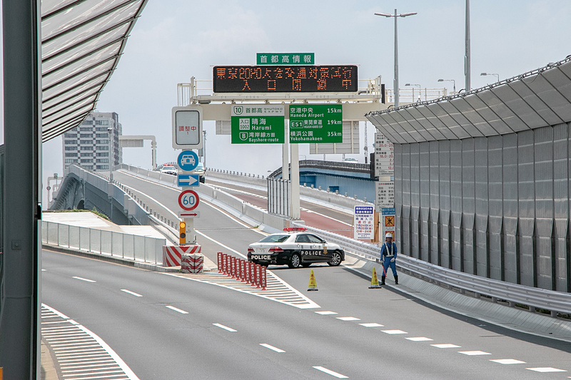 NEXCO東日本、首都高、一般道の一部で交通規制試行を実施した