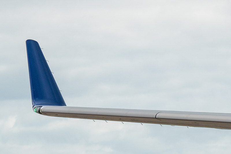 主翼端にはウィングレット