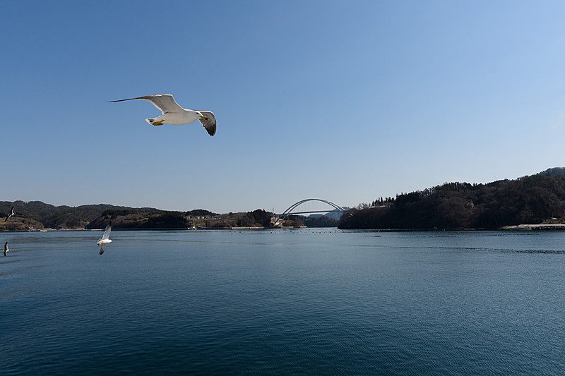 今年4月7日に開通した気仙沼大島大橋