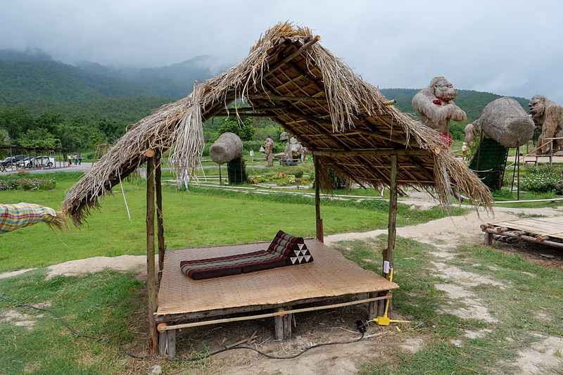 休憩小屋もあり、ゆったり過ごせる