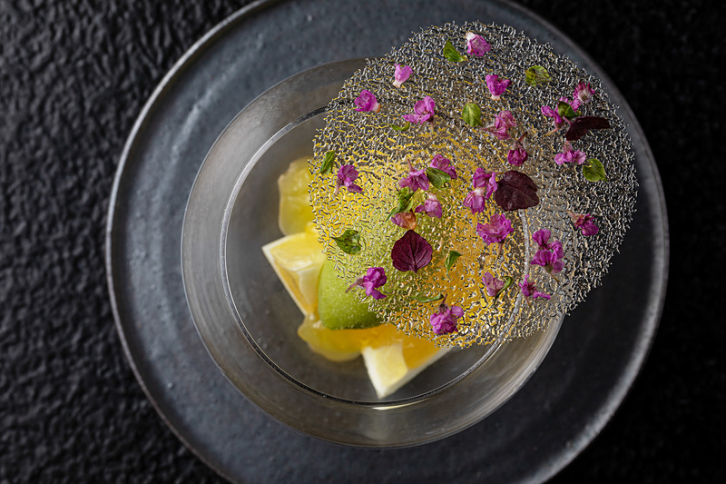 夏みかんと大葉のグラニテ（写真提供：星野リゾート）