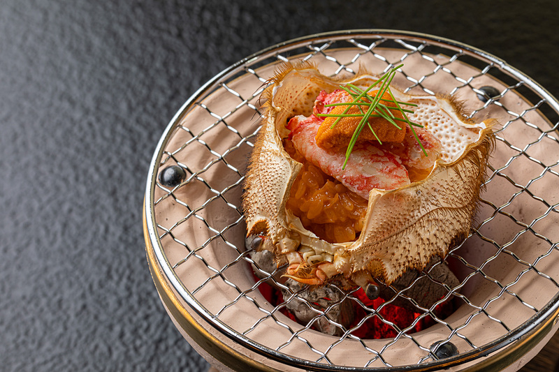 毛蟹のごはん（写真提供：星野リゾート）