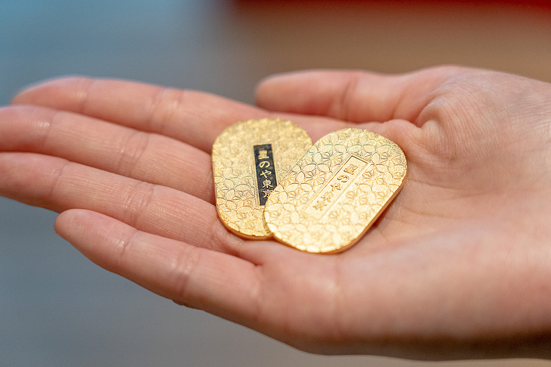 星のや東京オリジナルの小判を通貨として使うなど江戸を感じられる演出も