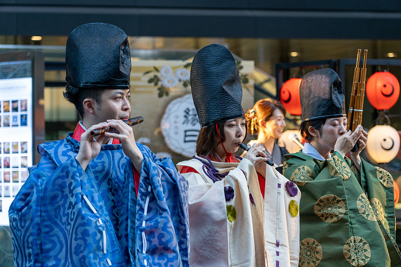 雅楽の演奏がここでも