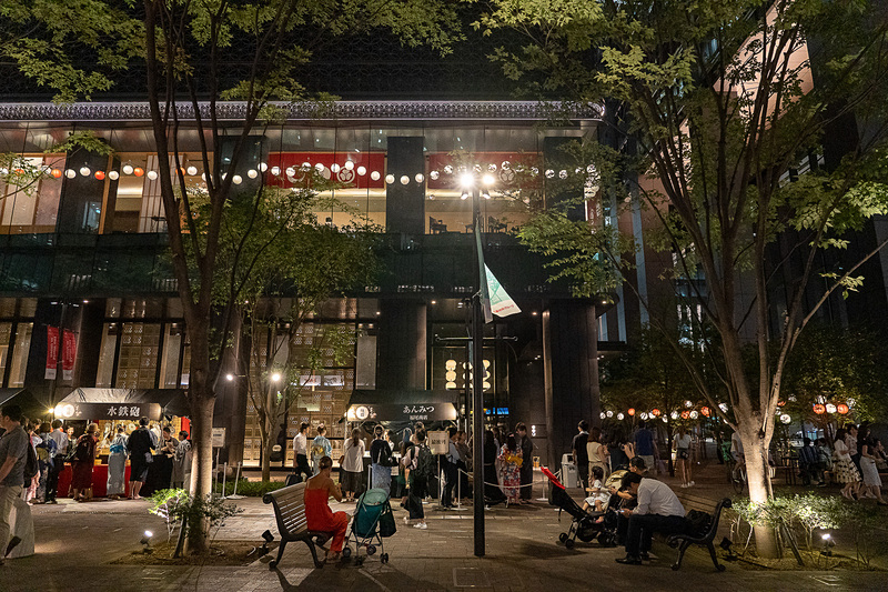 暗くなってきたらとってもいい雰囲気に