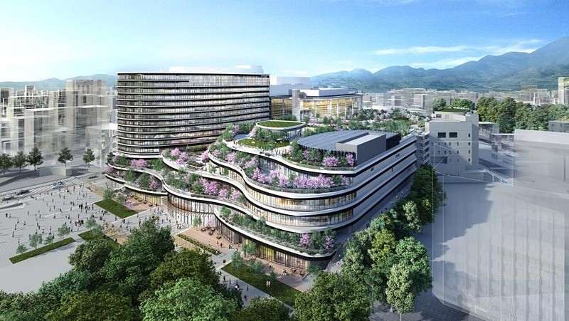 「SAKURA MACHI Kumamoto」の完成イメージ