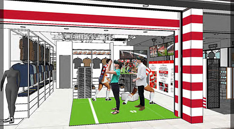 国内最大の「ラグビー日本代表オフィシャルストア」、羽田空港1タミに