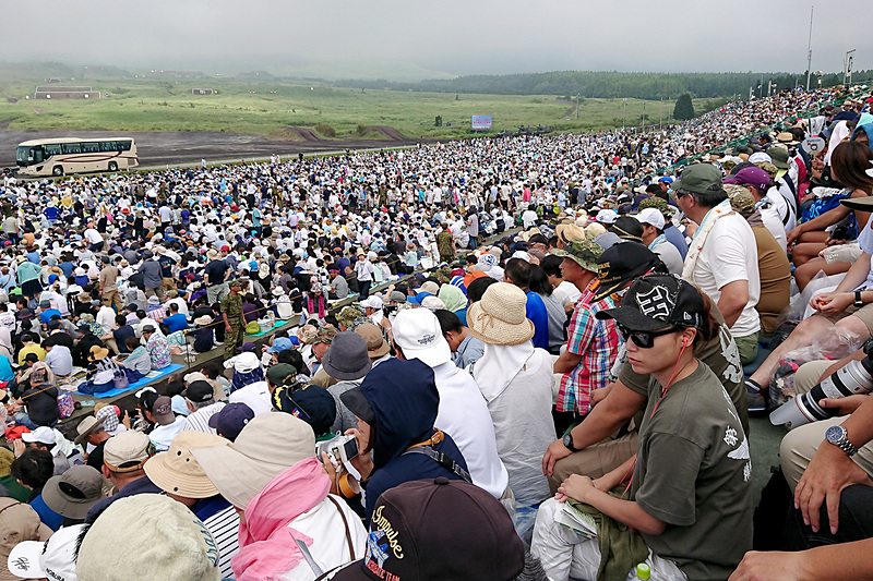 「Bスタンド」から見た観客席（2018年8月26日撮影）