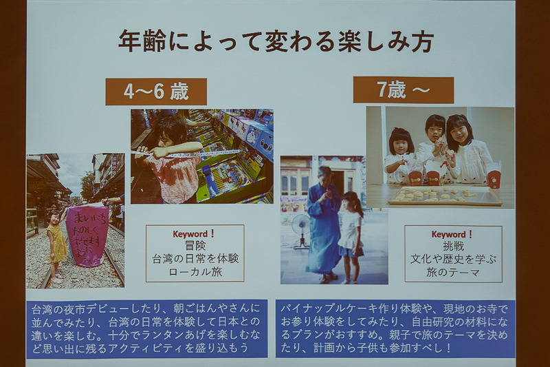 子供の年齢によって変わる台湾の楽しみ方