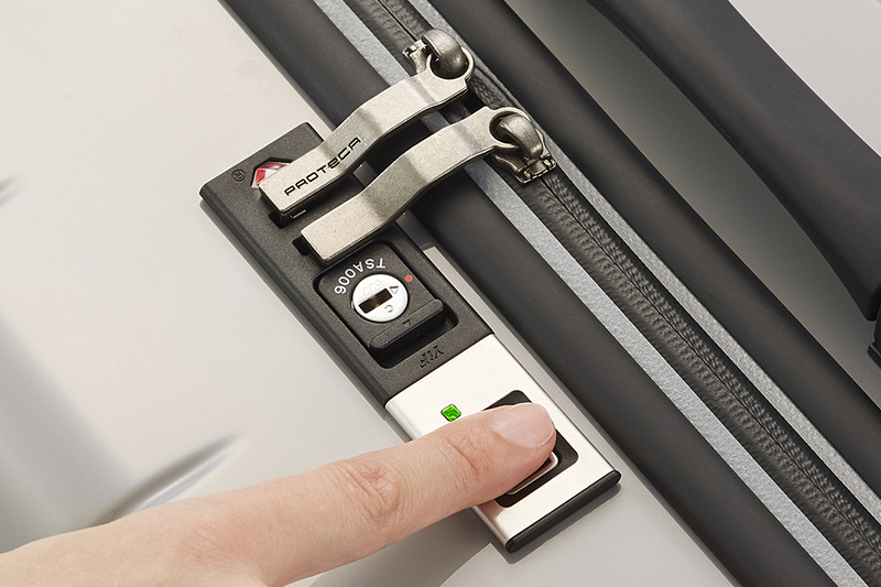 指紋認証ロック機構を搭載