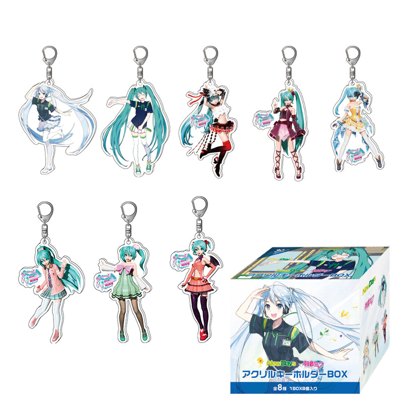 アクリルキーホルダーBOX 6400円／各種 800円