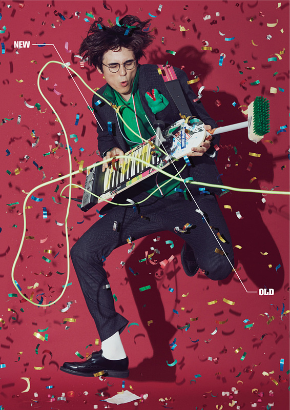 古着と新作のミックスコーデ