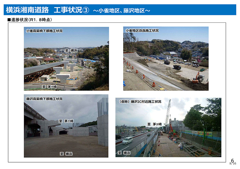 横浜湘南道路の工事進捗と課題