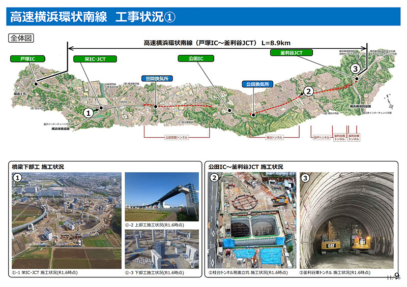 高速横浜環状南線の工事進捗と課題