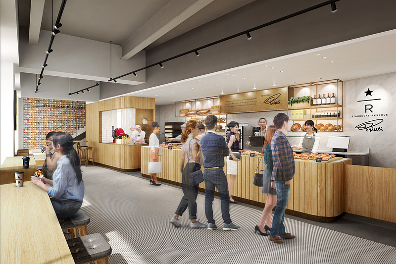 「スターバックス リザーブ ストア 銀座マロニエ通り」の1階（写真提供：スターバックス コーヒー ジャパン）