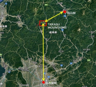 名古屋・高鷲・高山間のバスを運行する