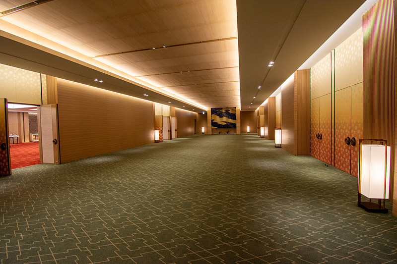 1階の各所で「和」を感じられるデザインが見られる