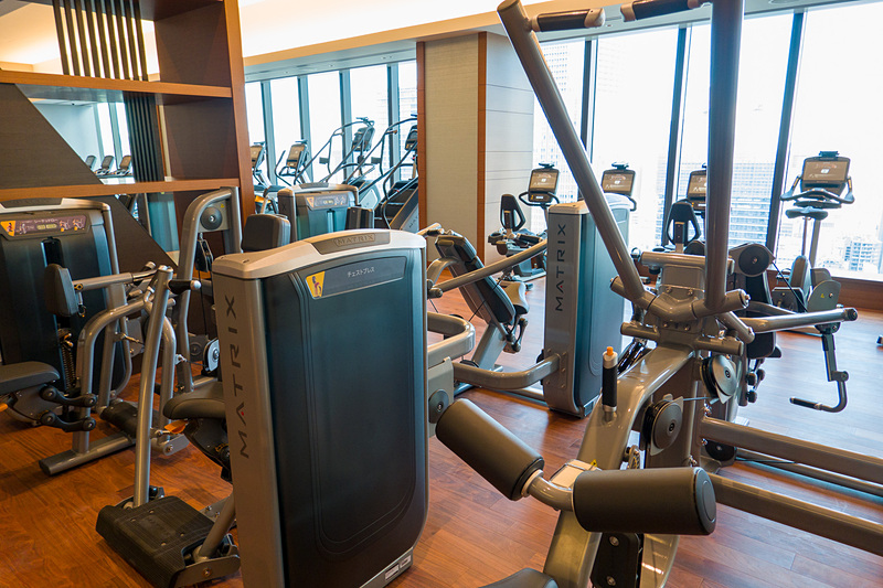 真新しいマトリックス（MATRIX）の機器が並ぶ