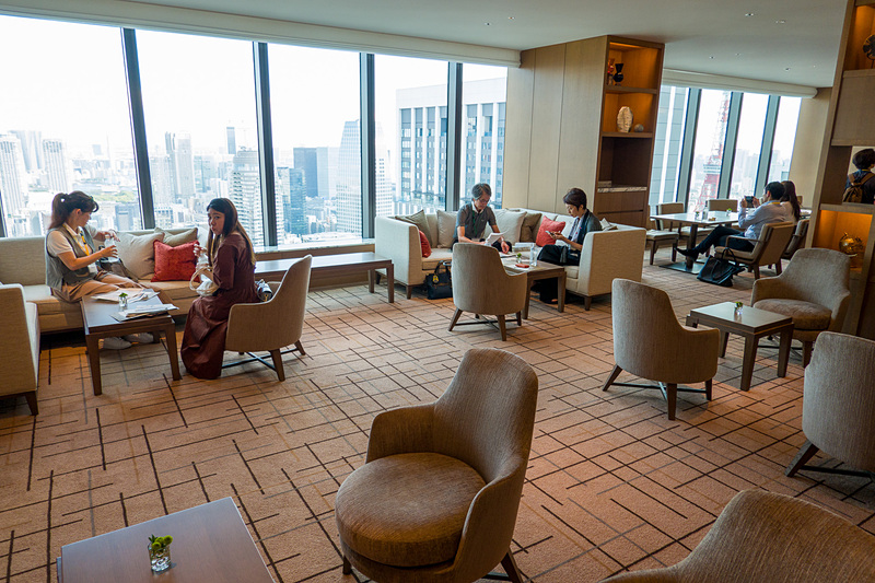 37階からはクラブフロア。「クラブラウンジ」はクラブフロア利用者のためのスペース