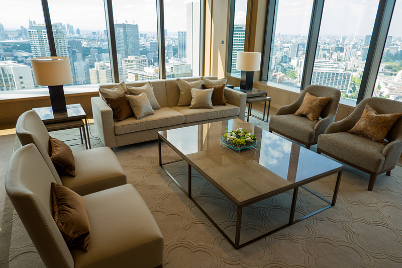 「ロイヤルスイート」。広さは201m<sup>2</sup>で、宿泊料金は70万円（1泊1室2名）