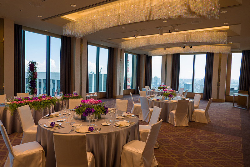 スカイチャペル隣接の宴会場