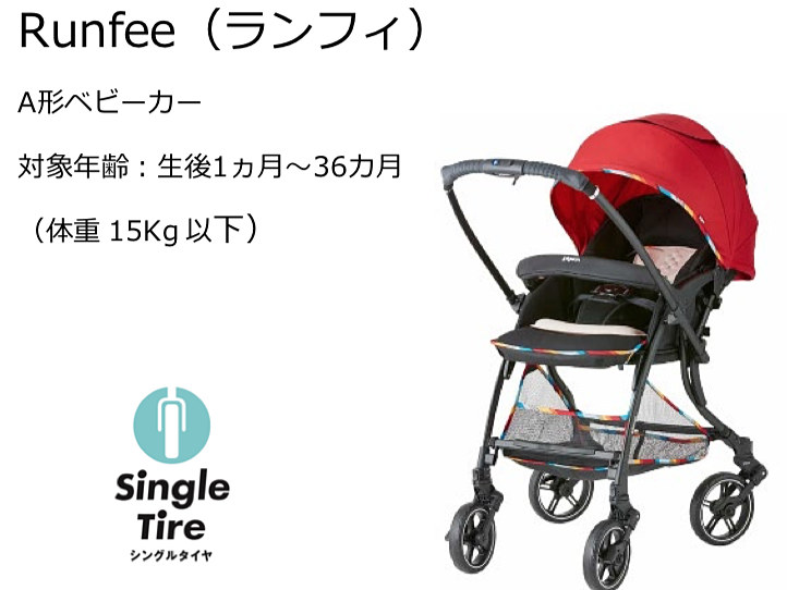 Runfee（対象：生後1か月～36か月・体重15kg以下）