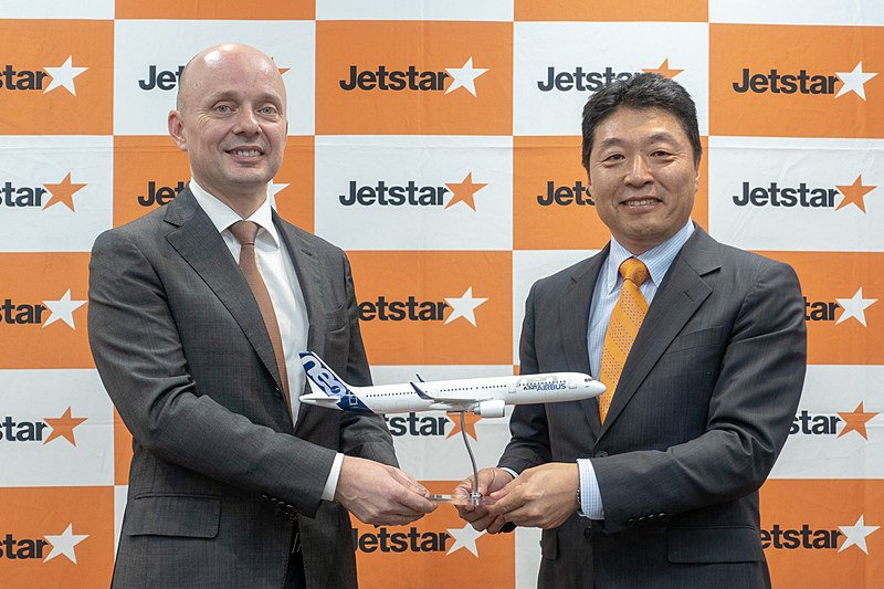 2018年11月27日にエアバス A321LR型機3機の導入を発表した