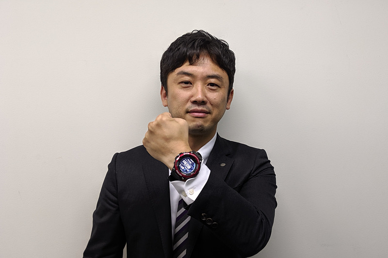 カシオ計算機 開発本部 時計開発統轄部 リスト機器開発部 商品企画室の佐合祐一氏