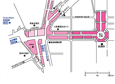 ホワイティうめだの所在地