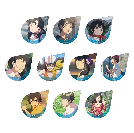 雨つぶステッカー（ランダム10種）（400円）