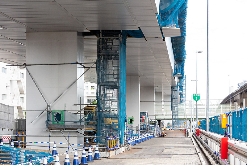 新設される橋脚部