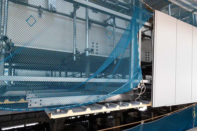 足場部分の構造