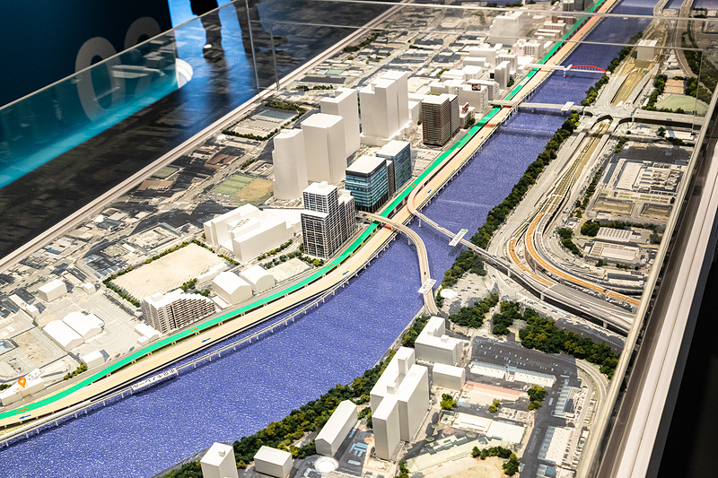 現場詰所の展示